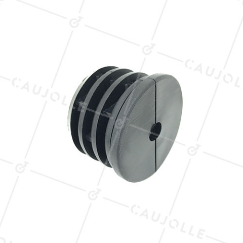 EMBOUT DE FISSAGGIO PER TUBO ROTONDO DI 60 MM ESTERNO / 55 MM INTERNO PER Ruota CON FORO DI 10 MM • Caujolle