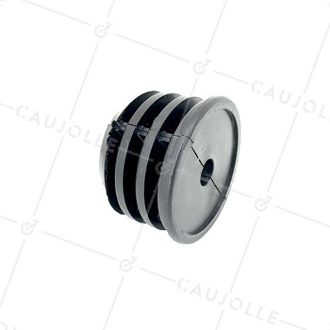 EMBOUT DE FIXATION PER TUBO ROTONDO DI 60 MM ESTERNO / 56 MM INTERNO PER Ruota CON FORO DI 10 MM • Caujolle
