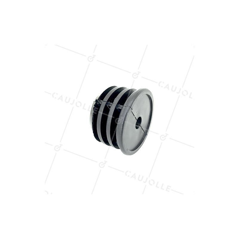 Embout di fissaggio per ruota con foro di fissaggio 10 mm e tubo rotondo 60 mm