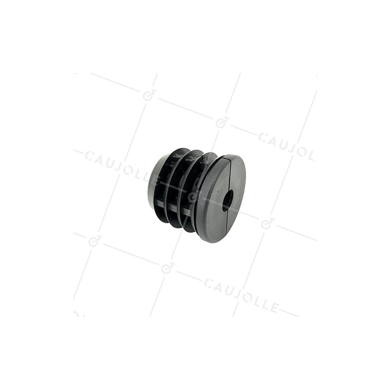 Embout di fissaggio per ruota con foro di fissaggio 12 mm e tubo rotondo 50 mm