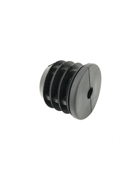 Embout di fissaggio per ruota con foro di fissaggio 10 mm e tubo rotondo 50 mm