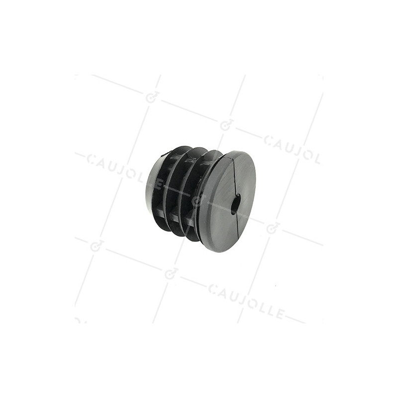 Embout di fissaggio per ruota con foro di fissaggio 10 mm e tubo rotondo 50 mm