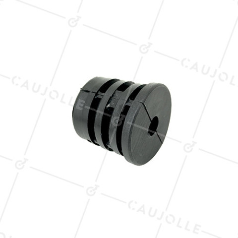 EMBOUT DE FIXATION PER TUBO TONDO DI 45 MM ESTERNO / 41 MM INTERNO PER Ruota CON FORO DI 10 MM • Caujolle