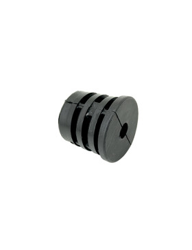 Embout di fissaggio per ruota con foro di fissaggio 10 mm e tubo rotondo 45 mm