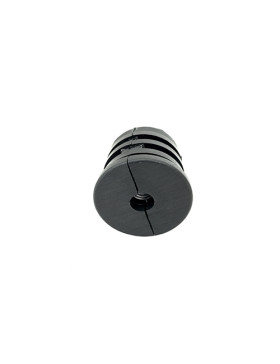 Embout di fissaggio per ruota con foro di fissaggio 10 mm e tubo rotondo 45 mm
