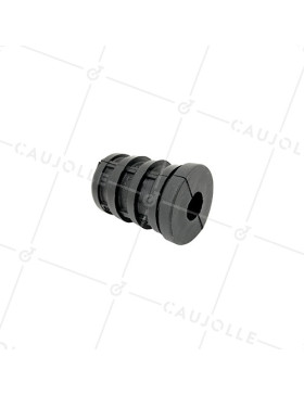 EMBOUT DE FISSAGGIO PER TUBO TONDO DI 30 MM ESTERNO / 27 MM INTERNO PER Ruota CON FORO DI 10 MM • Caujolle