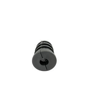 Embout di fissaggio per ruota con foro di fissaggio 10 mm e tubo rotondo 30 mm