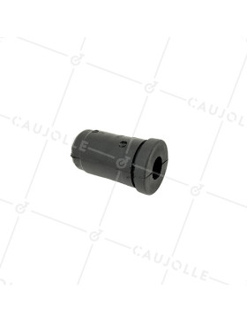 EMBOUT DE FIXATION PER TUBO TONDO DI 25 MM ESTERNO / 22 MM INTERNO PER Ruota CON FORO DI 10 MM • Caujolle