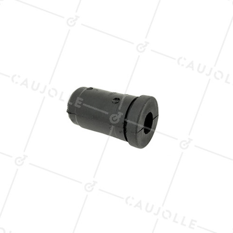EMBOUT DE FIXATION PER TUBO TONDO DI 25 MM ESTERNO / 22 MM INTERNO PER Ruota CON FORO DI 10 MM • Caujolle