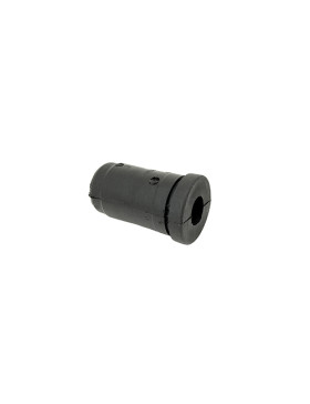 Embout di fissaggio per ruota con foro di fissaggio 10 mm e tubo tondo 25 mm