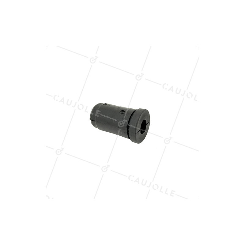 Embout di fissaggio per ruota con foro di fissaggio 10 mm e tubo tondo 25 mm