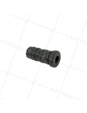 EMBOUT DE FIXATION PER TUBO ROTONDO DI 20 MM ESTERNO / 17 MM INTERNO PER Ruota CON FORO DI 8 MM • Caujolle