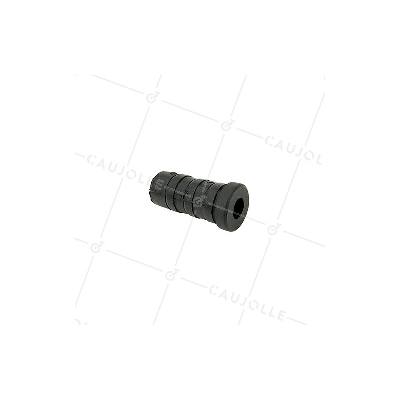 Embout di fissaggio per ruota con foro di fissaggio 8 mm e tubo rotondo 20 mm