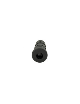 Embout di fissaggio per ruota con foro di fissaggio 8 mm e tubo rotondo 20 mm