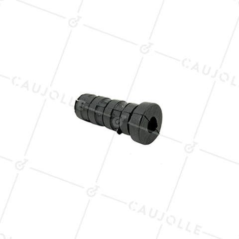 EMBOUT DE FIXATION PER TUBO RONDO DI 18 MM ESTERNO / 15 MM INTERNO PER Ruota CON FORO DI 6 MM • Caujolle