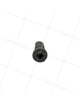 Embout di fissaggio per ruota con foro di fissaggio 6 mm e tubo rotondo 18 mm