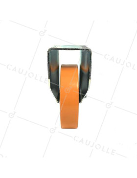 Ruota FISSA POLIURETANO RINFORZATO RIM ALUMINIO DIAMETRO 200 MM CARICO 800KG - S79AR 200