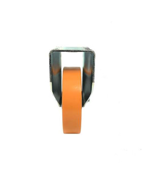 Ruota FISSA POLIURETANO RINFORZATO RIM ALUMINIO DIAMETRO 200 MM CARICO 800KG - S79AR 200