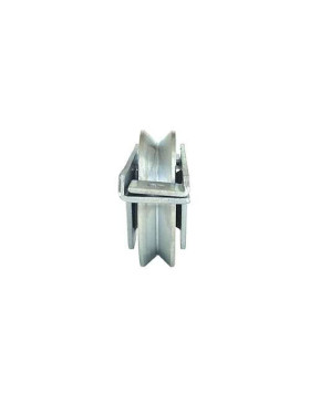 Ruota DI PORTALE INCASSATO DIAMETRO 80 MM PER RAIL TRIANGOLARE UNIVERSALE CARICO 200 KG - MTSPE GV80