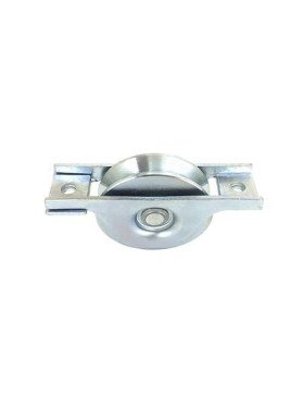 Ruota DI PORTALE INCASSATO DIAMETRO 80 MM PER RAIL TRIANGOLARE UNIVERSALE CARICO 200 KG - MTSPE GV80