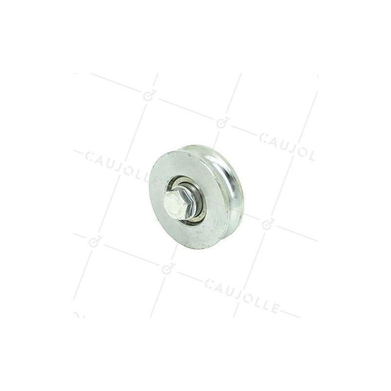 Ruota per portone scorrevole gola tonda diametro 60 mm