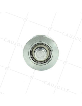 Ruota per portone scorrevole gola tonda diametro 60 mm