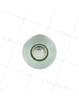 Ruota per portone scorrevole a gola quadrata diametro 60 mm