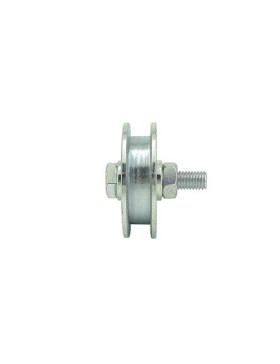 Ruota per portone scorrevole a gola quadrata diametro 60 mm