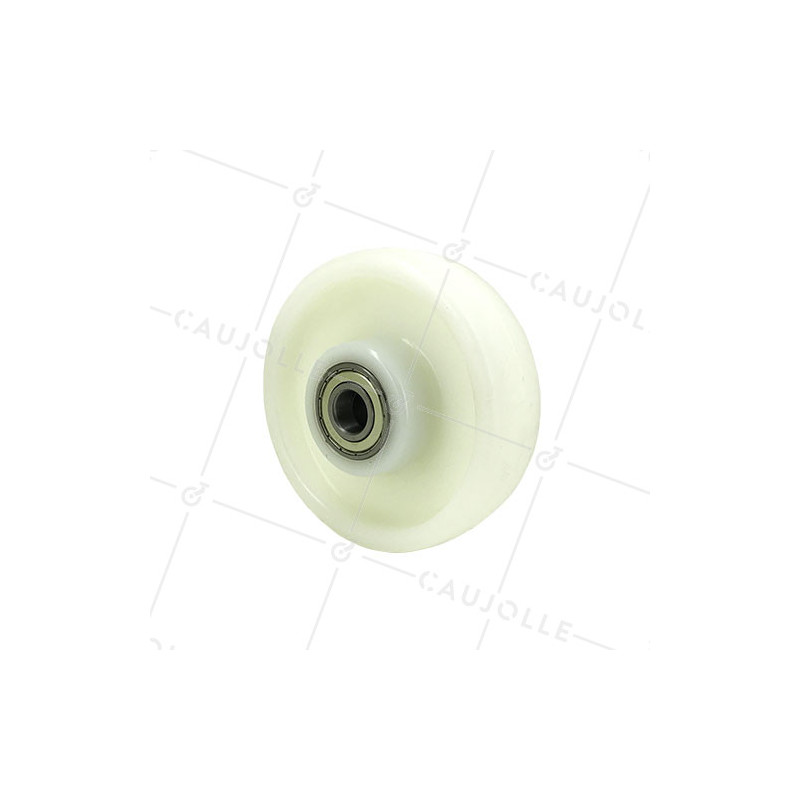 Roue nylon renforcée diamètre 150mm avec roulement à billes