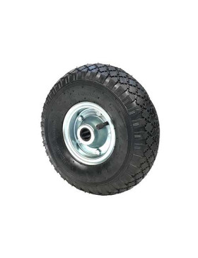 RUOTA DEL DIAVOLO GONFIATA CERCHIO IN ACCIAIO DIAMETRO 260 MM CARICO 150KG ASSE 20 MM - S2700T R20 (PNEUMATICO 3.00-4)