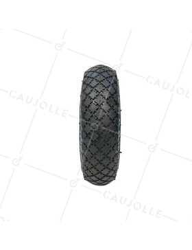 RUOTA DEL DIAVOLO GONFIATA CERCHIO IN ACCIAIO DIAMETRO 260 MM CARICO 150KG ASSE 20 MM - S2700T R20 (PNEUMATICO 3.00-4)