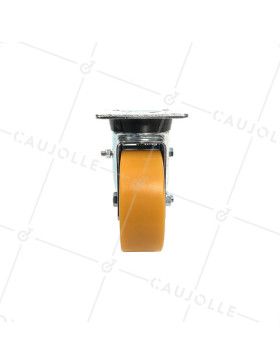 e à frein en polyuréthane diamètre 100 mm - S74AR AF