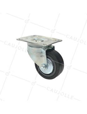 Ruota PIVOTANTE DI MANUTENZIONE CLASSICA RINFORZATA DIAMETRO 100 MM CARICO 125 KG - S2C 100R • Caujolle