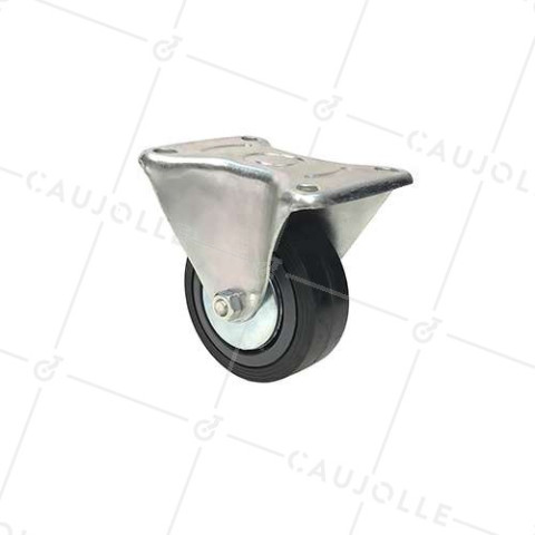 Ruota FISSA DI MANUTENZIONE CLASSICA RINFORZATA DIAMETRO 100 MM CARICO 125 KG - S7C 100R • Caujolle