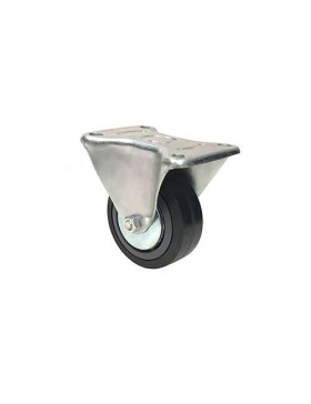 Roulette de manutention fixe avec galet renforcé diamètre 100mm