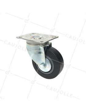 Ruota PIVOTANTE DI MANUTENZIONE LARGE DIAMETRO 125 MM CARICO 125 KG - S2C 125R • Caujolle