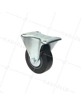 Ruota FISSA DI MANUTENZIONE AMPIO DIAMETRO 125 MM CARICO 125 KG - S7C 125R • Caujolle