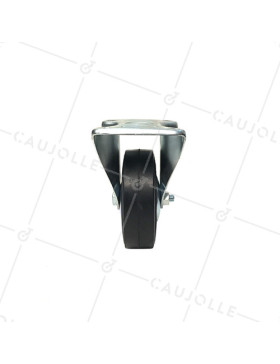 Roulette de manutention fixe avec galet renforcé diamètre 125mm