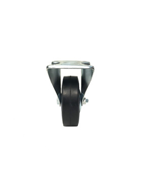 Roulette de manutention fixe avec galet renforcé diamètre 125mm