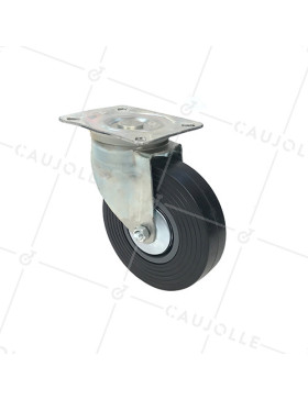 Ruota PIVOTANTE DI MANUTENZIONE GRANDE DIAMETRO 150 MM CARICO 130 KG - S2C 150R • Caujolle