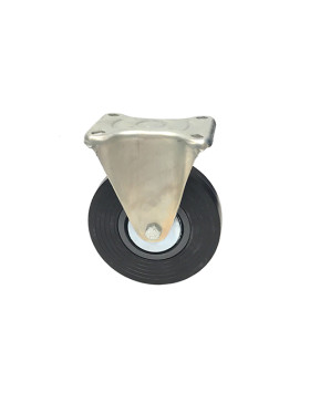 Roulette de manutention fixe avec galet renforcé diamètre 150mm