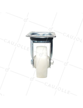 Roulette de manutention en polypropylène diamètre 125 mm - S74P