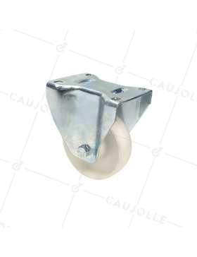 Ruota FISSA DI MANUTENZIONE IN POLIPROPILENE DIAMETRO 125 MM CARICO 200 KG - S75P 125 • Caujolle