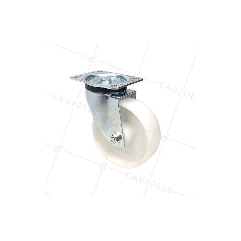 Roulette de manutention en polypropylène diamètre 160 mm - S74P
