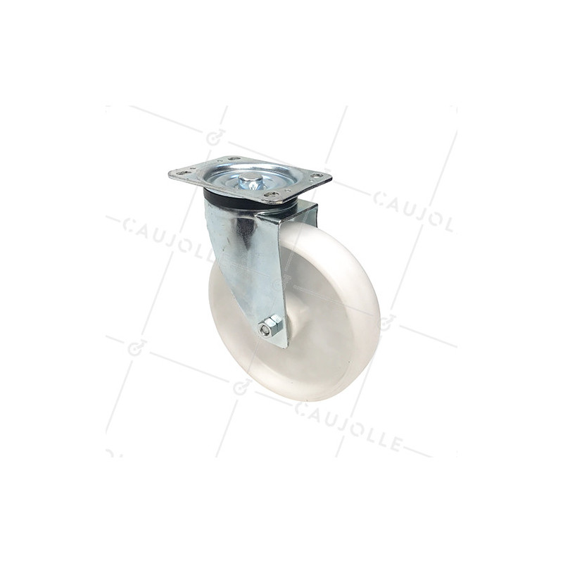 Roulette de manutention en polypropylène diamètre 200 mm - S74P