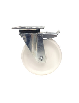 Roulette de manutention polypropylène à frein diamètre 200mm -S74P