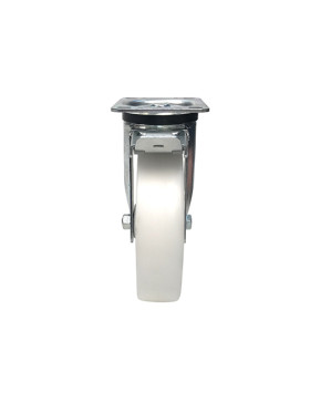 Roulette de manutention polypropylène à frein diamètre 200mm -S74P