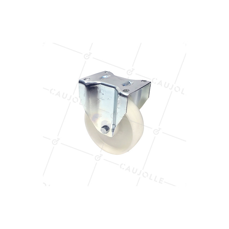 Roulette manutention fixe en polypropylène diamètre 160 mm - S75P