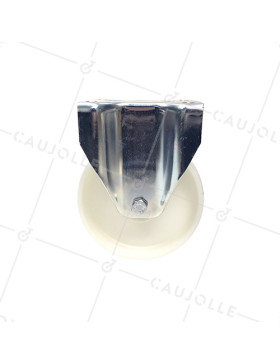 Roulette manutention fixe en polypropylène diamètre 160 mm - S75P
