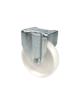 ROULETTE FIXE DE MANUTENTION EN POLYPROPYLÈNE DIAMÈTRE 200 MM CHARGE 200 KG - S75P 200